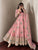 White Peacock Embroidered Trendy Anarkali Suit Set with Dupatta
