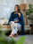 Designer Heavy Roman Cotton Farshi Salwar Suit with Embroidered Cambric Cotton Salwar & Mal Chanderi Dupatta
