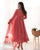 Lucknowi Fox Georgette Anarkali Suit Set with Heavy Sequence Work & Ruffle Dupatta – Ready to Wear