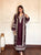 Premium Satin Rayon Embroidered Long Kaftan Set