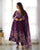 Pure Soft Organza Silk Fully Flared Kali Cut Anarkali Suit Set with Dupatta & Pant