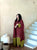 Designer Pure Roman Silk Kaftan with Bell Sleeves, Palazzo & Lace Border Dupatta – Party & Festive Wear