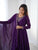 Luxury Fox Georgette Anarkali with Beads & Zari Embroidery