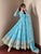 White Peacock Embroidered Trendy Anarkali Suit Set with Dupatta