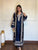 Premium Satin Rayon Embroidered Long Kaftan Set