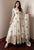 White Peacock Embroidered Trendy Anarkali Suit Set with Dupatta