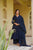 Heavy Embroidered Roman Silk Anarkali Suit with Palazzo and Dupatta