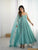 Crunchy Silk Anarkali Suit Set with Swarovski Work & Lace Border Dupatta