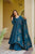 Women's Heavy Vichitra Silk Embroidered Anarkali Suit Set with Palazzo & Dupatta