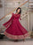 Heavy Crunchy Silk Embroidered Anarkali Kurta Set with Pant & Dupatta