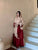 Designer Pure Roman Silk Kaftan with Bell Sleeves, Palazzo & Lace Border Dupatta – Party & Festive Wear