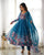 Pure Soft Organza Silk Fully Flared Kali Cut Anarkali Suit Set with Dupatta & Pant