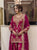 Heavy Faux Georgette Designer Plazzo Suit with 3mm Sequin Embroidery & Latkan Border – Festive & Wedding Wear