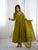 Luxury Fox Georgette Anarkali with Beads & Zari Embroidery