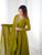 Luxury Fox Georgette Anarkali with Beads & Zari Embroidery