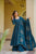 Women's Heavy Vichitra Silk Embroidered Anarkali Suit Set with Palazzo & Dupatta