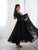 Luxury Fox Georgette Anarkali with Beads & Zari Embroidery