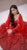 Royal Bloom Red Embroidered Georgette Anarkali Suit Set