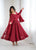 Lucknowi Fox Georgette Anarkali Suit Set with Heavy Sequence Work & Ruffle Dupatta – Ready to Wear