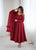 Lucknowi Fox Georgette Anarkali Suit Set with Heavy Sequence Work & Ruffle Dupatta – Ready to Wear