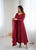 Lucknowi Fox Georgette Anarkali Suit Set with Heavy Sequence Work & Ruffle Dupatta – Ready to Wear