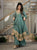 Premium Heavy Rangoli Crush Designer Anarkali Suit Set with Embroidery