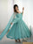 Crunchy Silk Anarkali Suit Set with Swarovski Work & Lace Border Dupatta