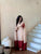 Designer Pure Roman Silk Kaftan with Bell Sleeves, Palazzo & Lace Border Dupatta – Party & Festive Wear