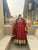 Heavy NC Vichitra Embroidered Anarkali Suit Set with Pant & Sequence Dupatta