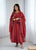 Designer Anarkali Gown Set with Handwork Dupatta & Pant