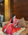 Women Chinon Silk Embroidered Anarkali Suit Set with Pant & Dupatta