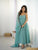 Crunchy Silk Anarkali Suit Set with Swarovski Work & Lace Border Dupatta