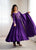 Women’s Royal Purple Anarkali Suit – Stylish Party Wear Long Gown with Dupatta