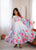 Heavy Organza Silk Floral Print Anarkali Suit with Dupatta & Pant