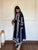 Premium Satin Rayon Embroidered Long Kaftan Set