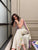 Designer Satin Rayon Kaftan with Shaded Dupatta