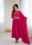 Roman Chanderi Silk Anarkali with Fancy Dupatta
