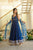 Royal Blue Fendy Silk Gown Set – Elegant Party Wear & Festive Collection