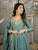 Premium Heavy Rangoli Crush Designer Anarkali Suit Set with Embroidery
