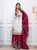 Premium Chinon Silk Designer Suit with 3mm Sequin & Mirror Work, Plazzo & Dupatta – Festive & Wedding Wear