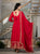 Heavy Rangoli Crush Embroidered Anarkali Suit Set with Pant & Dupatta