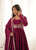 Heavy Pure Roman Silk Chanderi Anarkali Gown with Fancy Jacket, Pant & Embroidered Dupatta