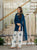 Designer Heavy Roman Cotton Farshi Salwar Suit with Embroidered Cambric Cotton Salwar & Mal Chanderi Dupatta