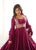Heavy Pure Roman Silk Chanderi Anarkali Gown with Fancy Jacket, Pant & Embroidered Dupatta