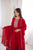 Designer Vichitra Silk Full Kali Anarkali Gown with Dupatta