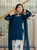 Designer Heavy Roman Cotton Farshi Salwar Suit with Embroidered Cambric Cotton Salwar & Mal Chanderi Dupatta