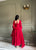 Premium Designer Anarkali Suit with Thread Work & Ruffle Dupatta