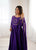 Women’s Royal Purple Anarkali Suit – Stylish Party Wear Long Gown with Dupatta