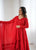 Lucknowi Fox Georgette Anarkali Suit Set with Heavy Sequence Work & Ruffle Dupatta – Ready to Wear