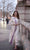 Designer Satin Rayon Kaftan with Shaded Dupatta